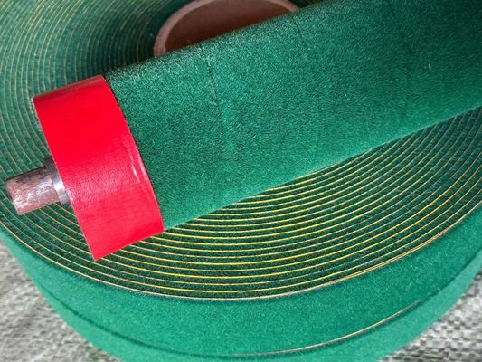 Green Velvet With Adhesive Backing Rough Surface Rapier Loom Self-Adhesive Roller