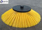 PP Mix Road Sweeper Brush Eco - Friendly Magnetic Battery Grass Push Rotary Cleaning
