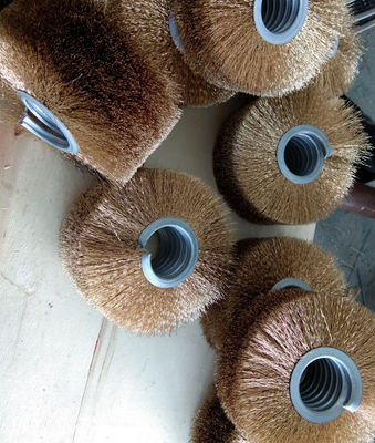 Steel Plate Rust Removing Steel Wire Rolling Brush Steel Strip Winding Carbonized Wood Board Grinding