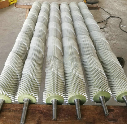 Brush Roller Radish Bean Skin Machine Fruit And Vegetable Cleaning And Dust Removal Nylon Wire Roller Brush